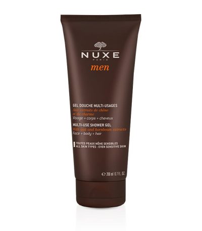 nuxe men gel douche visage corps cheveux 200 ml