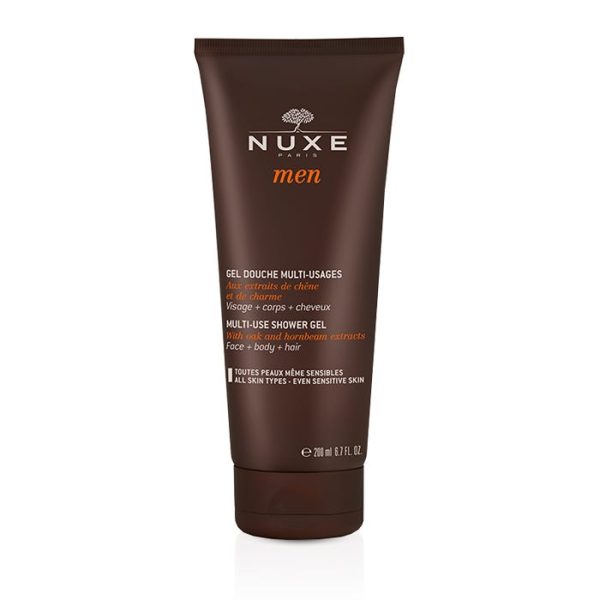 nuxe men gel douche visage corps cheveux 200ml