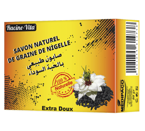racine vita savon naturel a l huile de graines de nigelles 80gr
