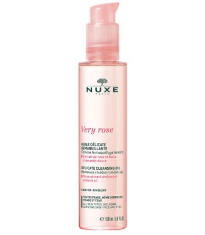 nuxe very rose huile demaquillante 150 ml