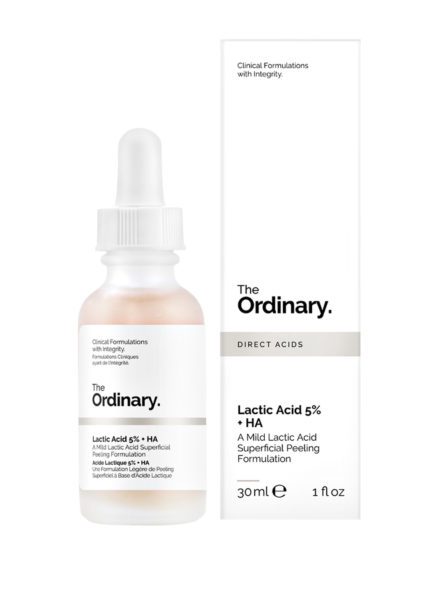 the ordinary acide lactique 5% + ha acide direct 30 ml