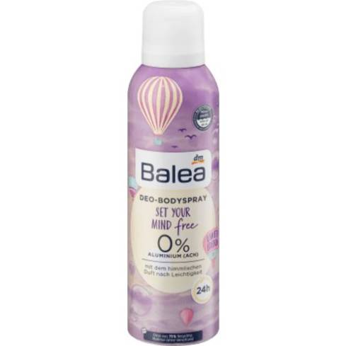 balea deodorant en spray liberez votre esprit, 200 ml