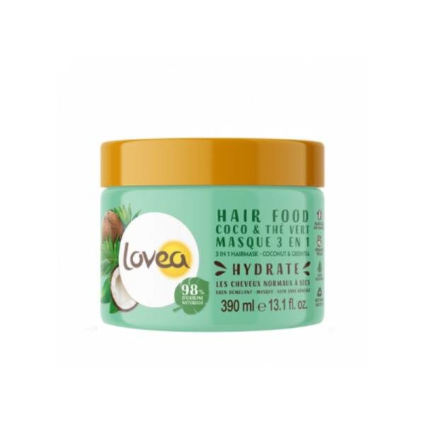 lovea masque 3-en-1 coco et the vert 390 ml