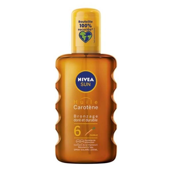 nivea huile bronzage intense protectrice en spray spf 6