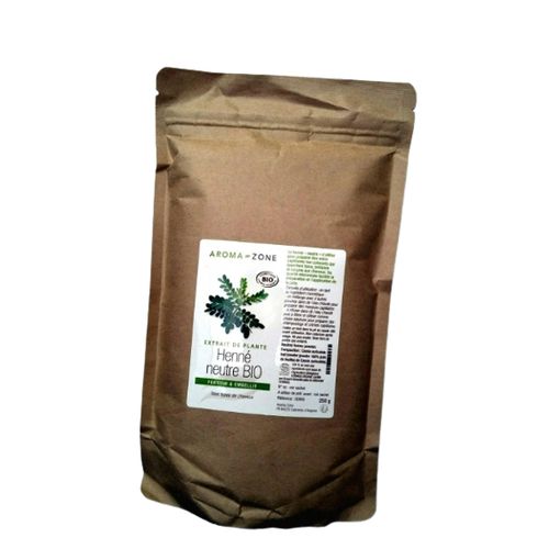 aroma - zone extrait de plante henne neutre bio - 250 g