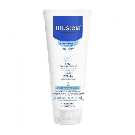 mustela 2 en a gel nettoyant 200 ml