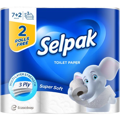 selpak papier toilette selpak 3 plis x 7+2