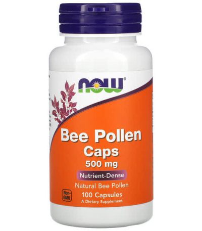 now foods pollen d'abeille 500 mg 100 capsules