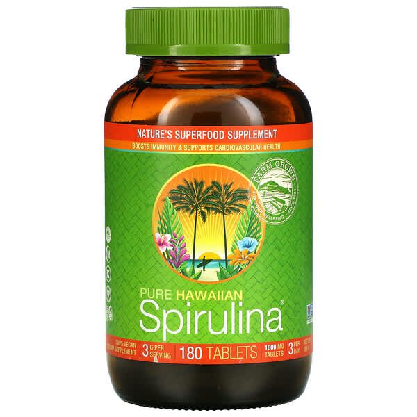 nutrex hawaii, pure hawaiian spirulina, 1,000 mg, 180 tablets nutrex hawaii, pure hawaiian spirulina, 1,000 mg, 180 tablets