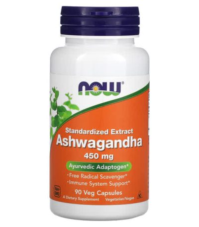 now foods ashwagandha extrait standardise 450 mg