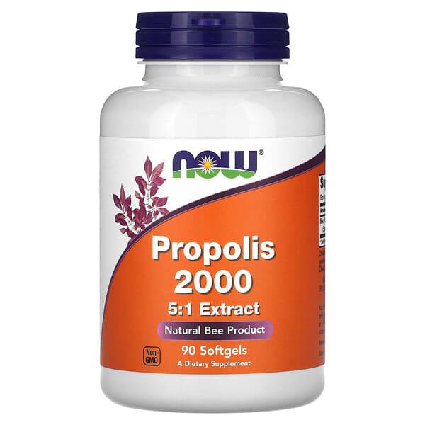 now foods, propolis 2000, 90 softgels 