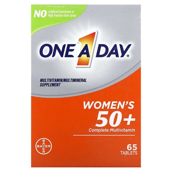 one-a-day, multivitamines completes pour femmes de 50 ans et plus, 65 comprimes