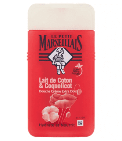 le petit marseillais douche creme coton & coquelicot