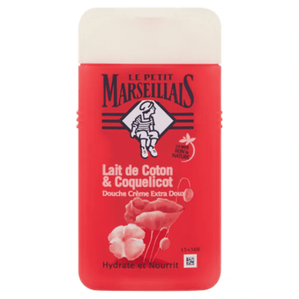 le petit marseillais douche creme coton & coquelicot