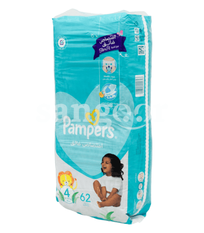 pampers couche bebe t4 (9 - 18)kg 62 pcs