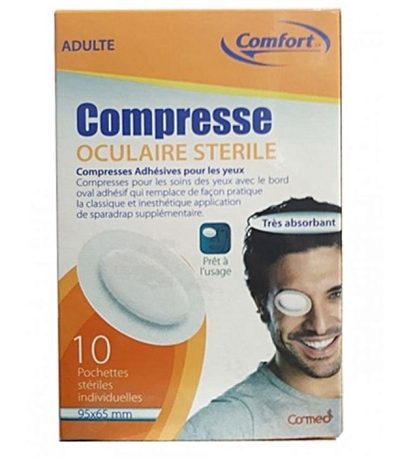 comfort compress oculaire adulte x 10