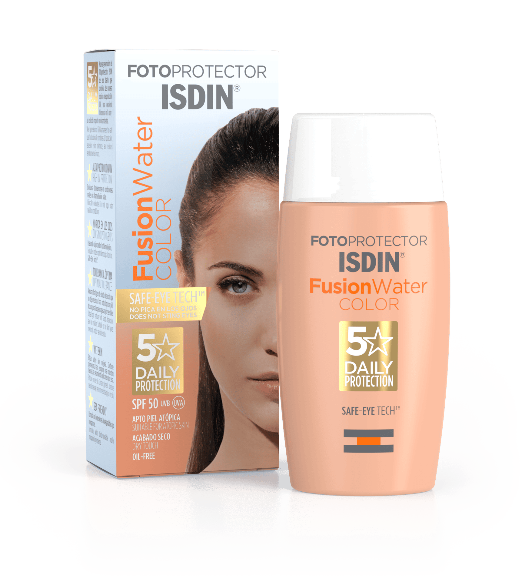isdin isdn fotoprotector fusion water color spf50