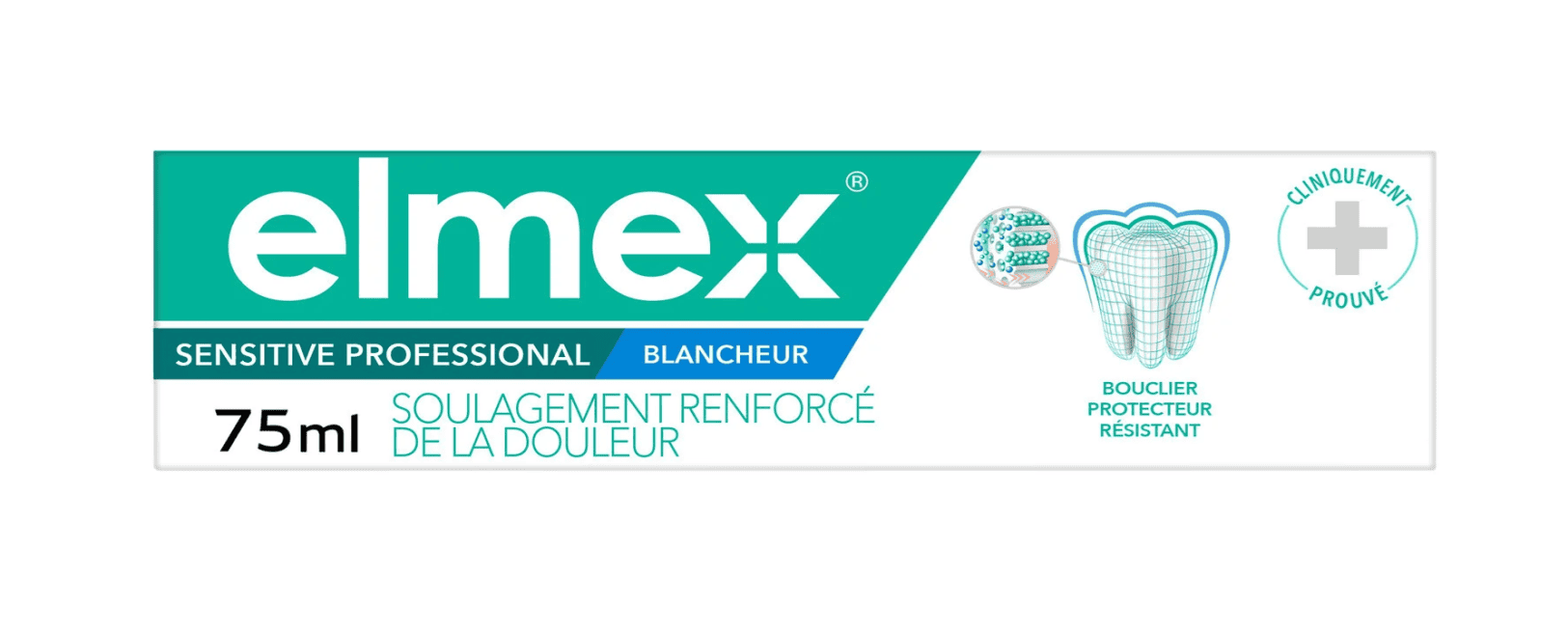 elmex sensitive professional blancheur dentifrice 75 ml