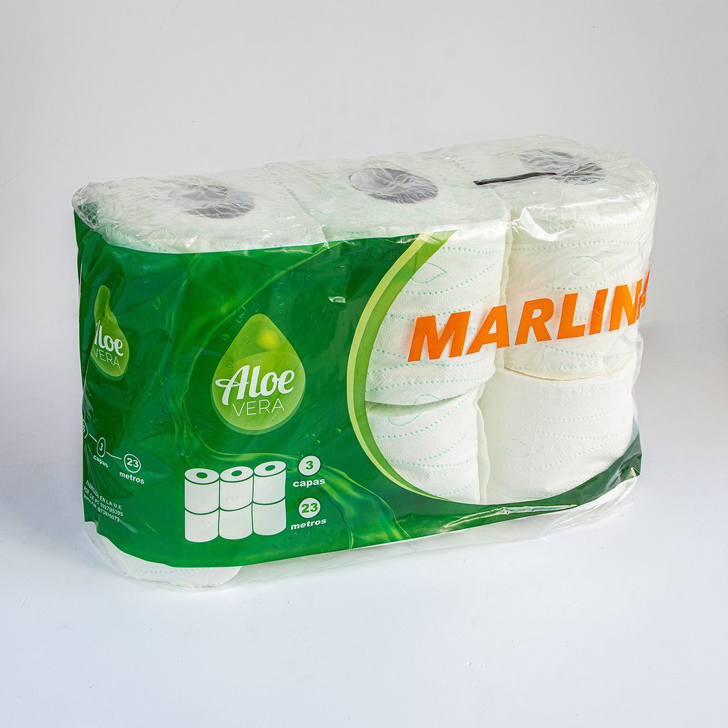 marlina papier hygienique 24 metres 3plis x6