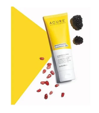 acure, gel nettoyant illuminateur, 118 ml