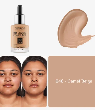 catrice liquid coverage hd fond teint 046