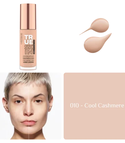 catrice true skin fond de teint hydratant 010