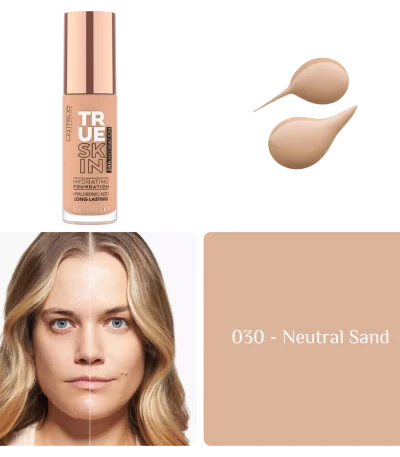 catrice true skin fond de teint hydratant 030