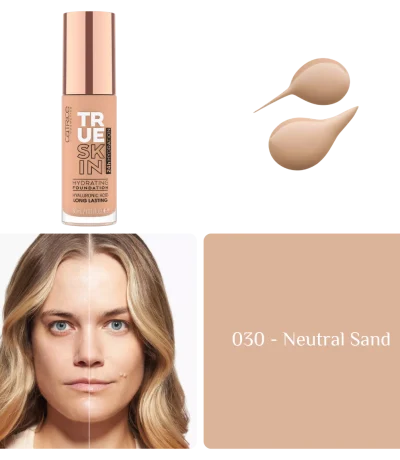 catrice true skin fond de teint hydratant 030