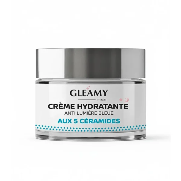 gleamy creme hydratante antilumiere bleu 50 ml