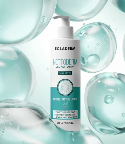ecladerm nettoderm gel nettoyant 400 ml