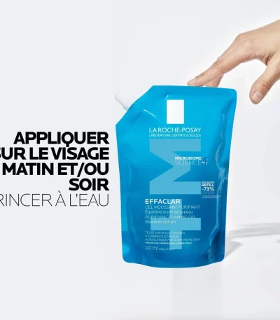 la roche-posay effaclar recharge gel moussant 400 ml
