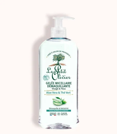 gelee micellaire demaquillante - visage and yeux aloe vera
