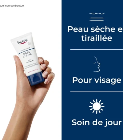 eucerin creme visage 5 % uree 50 ml