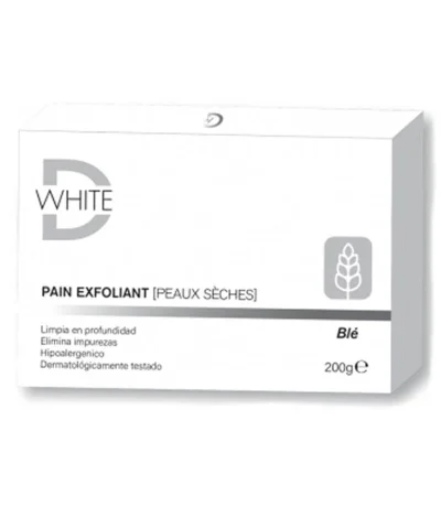 d - white pain exfoliant bleue peaux seches 200 g
