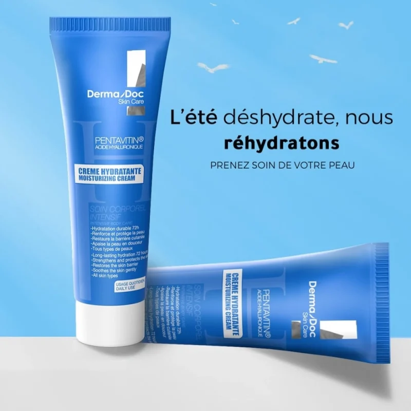dermadoc creme hydratante 80ml — soin visage hydratant intensif quotidien