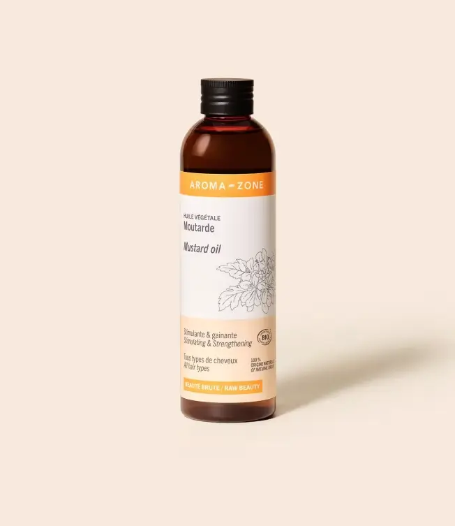 aroma zone huile vegetale de moutarde - 250 ml