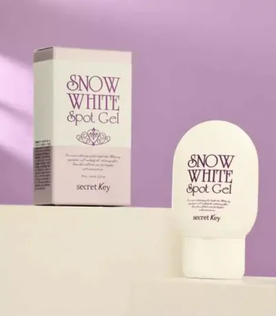 secret key snow white spot gel visage et corps - 65 g