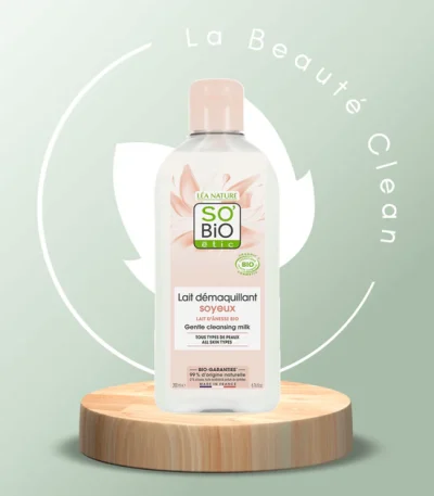 so'bio lait demaquillant soyeux lait d'anesse 200 ml