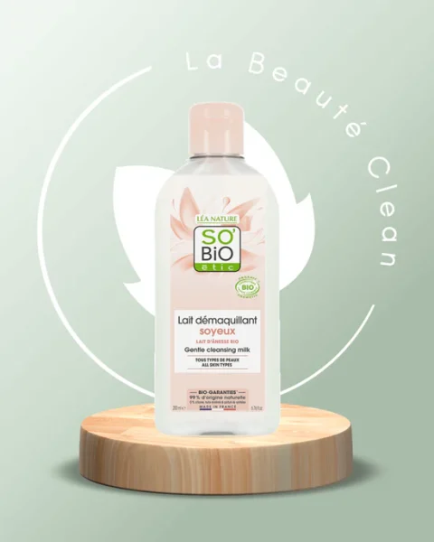 so'bio lait demaquillant soyeux lait d'anesse 200 ml
