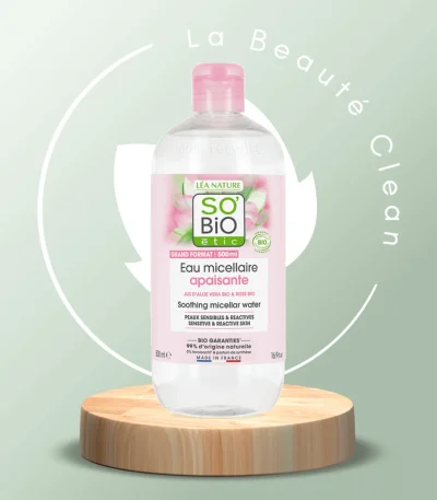 so'bio aloe vera eau micellaire 500 ml