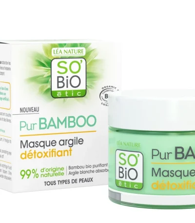 so'bio masque argil detoxifiant tous type de peaux