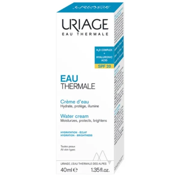 uriage eau thermale creme d eau legere spf20 40 ml