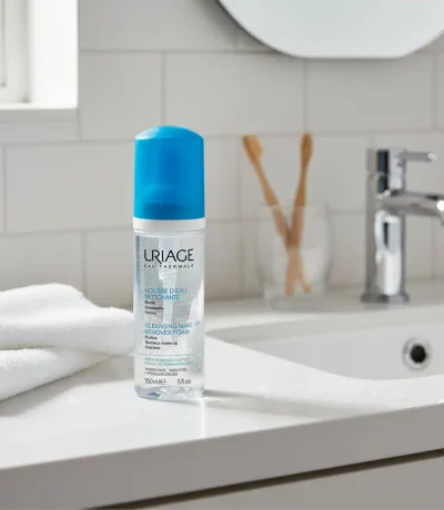 uriage mousse d'eau nettoyante 150 ml demaquille