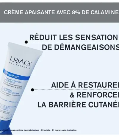 uriage pruriced creme confort 100 ml apaise