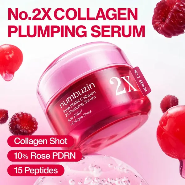 numbuzin rose pdrn collagen 2x serum repulpant 30ml