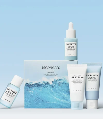 skin1004 madagascar centella hyalu - cica travel kit 4