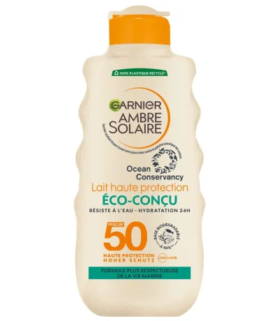 garnier ambre solaire lait eco - concu spf50+ 200 ml
