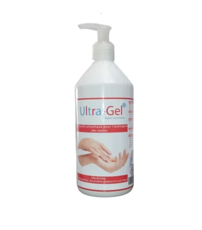 desinfectant pour les mains a 75 % d'alcool 500ml