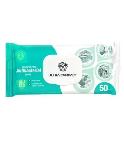 lingettes antibacterielles 50 pcs