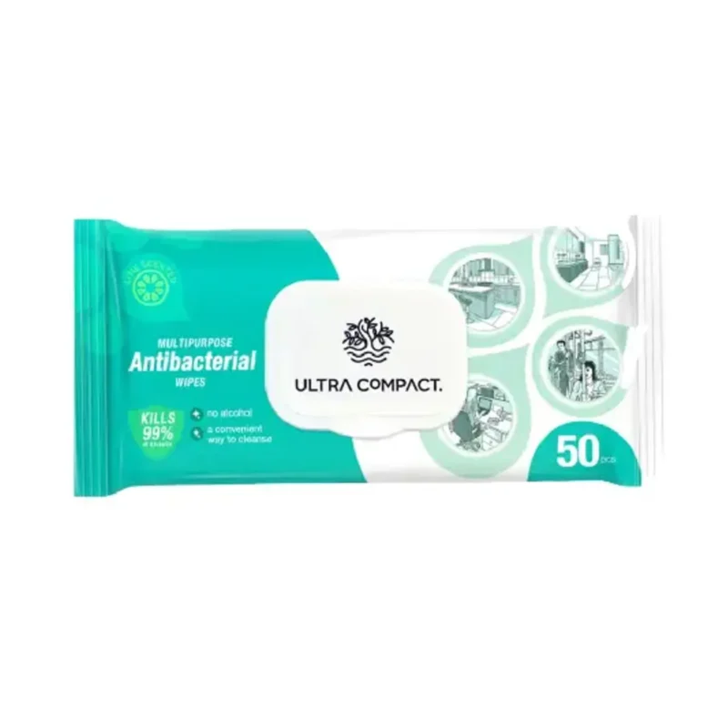 lingettes antibacterielles 50 pcs
